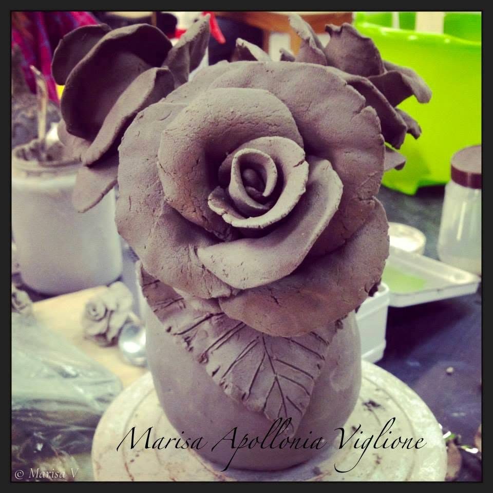 Rose raku : autre vue